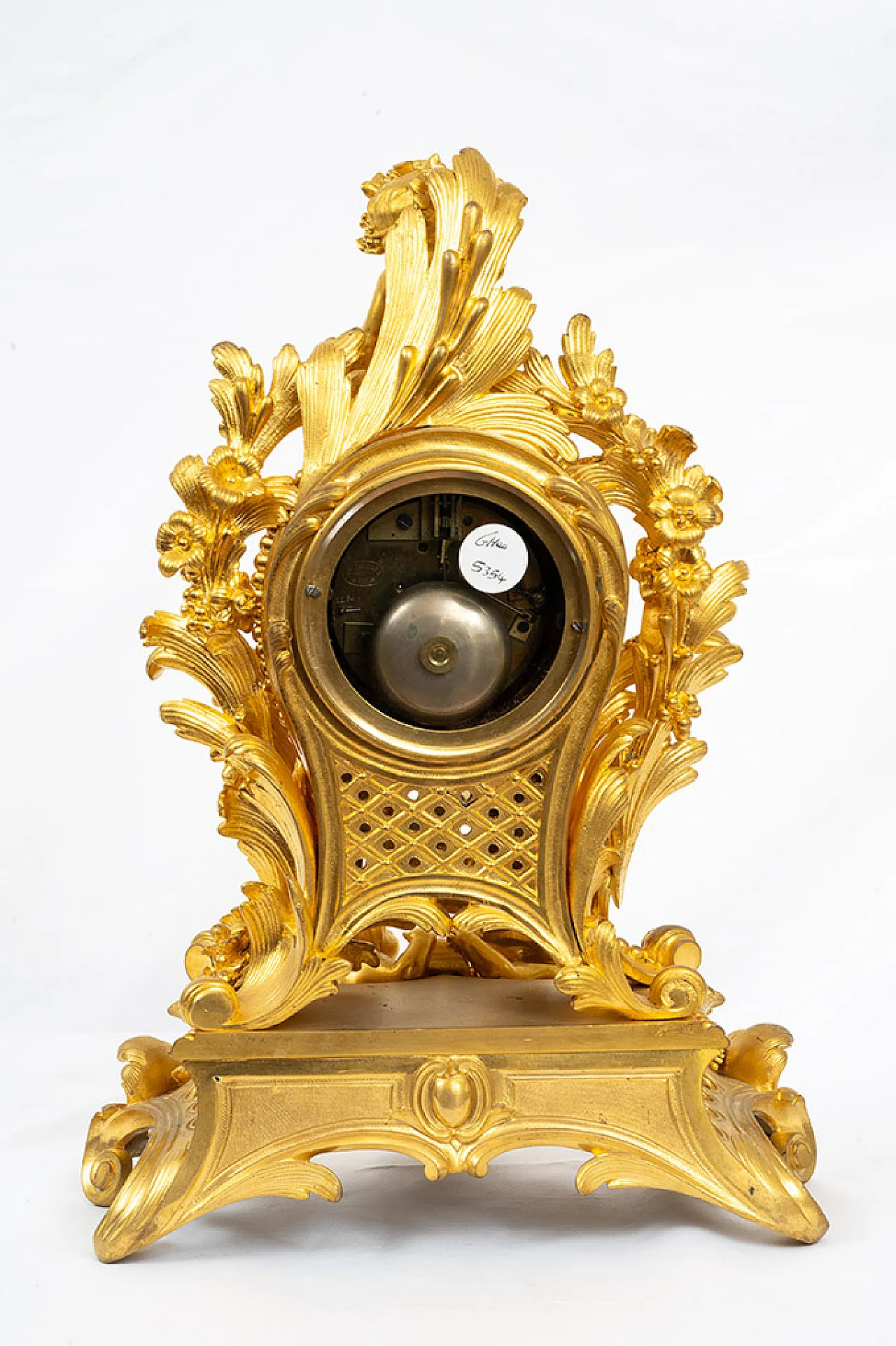 Antique Napoleon III clock in gilt bronze signed "Paillard".Fran 4