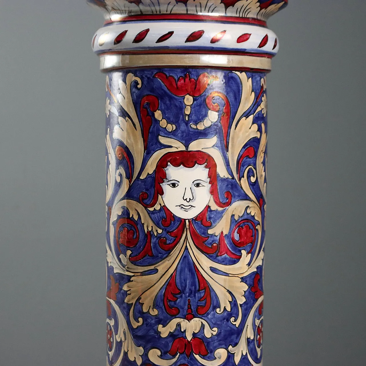 Luster Majolica Column I.C.A.P., 20th century 3
