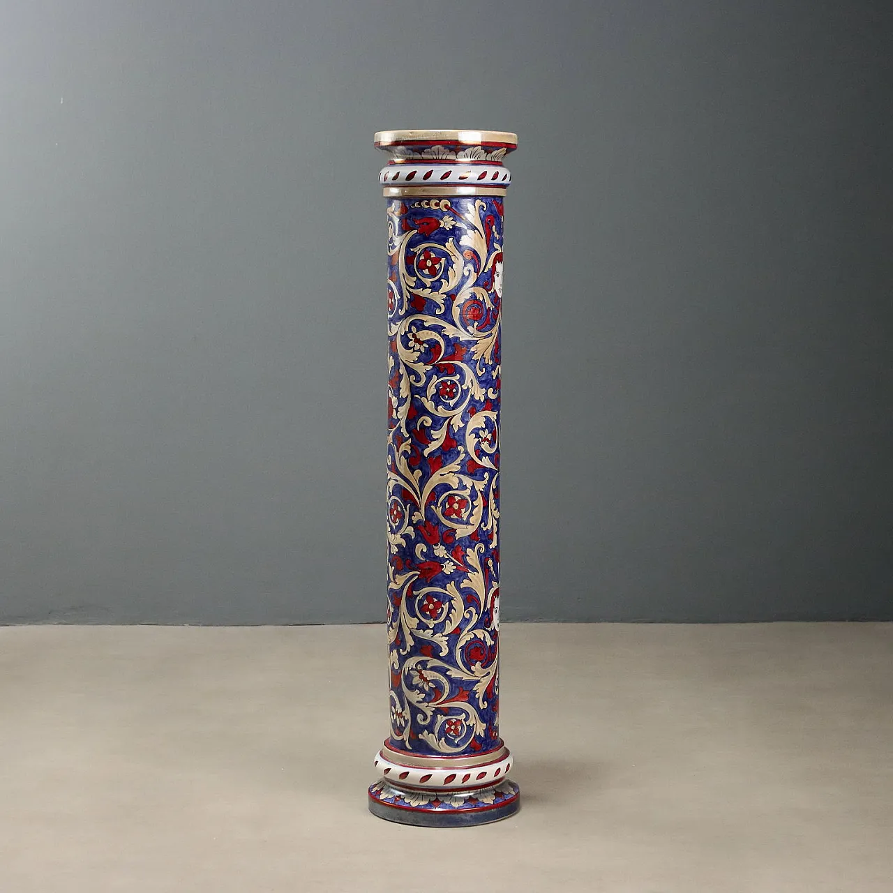Luster Majolica Column I.C.A.P., 20th century 5