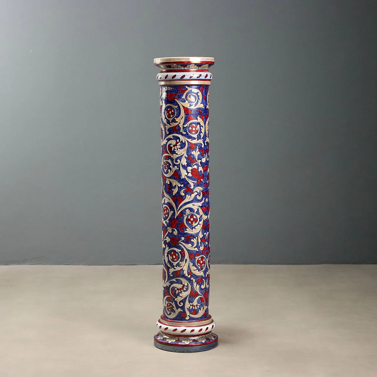 Luster Majolica Column I.C.A.P., 20th century 6