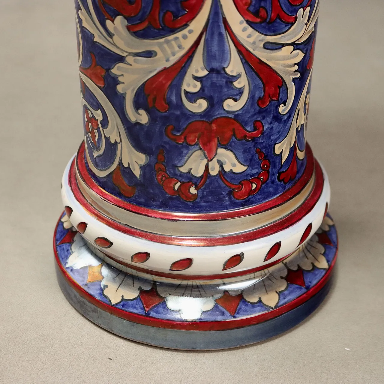 Luster Majolica Column I.C.A.P., 20th century 9