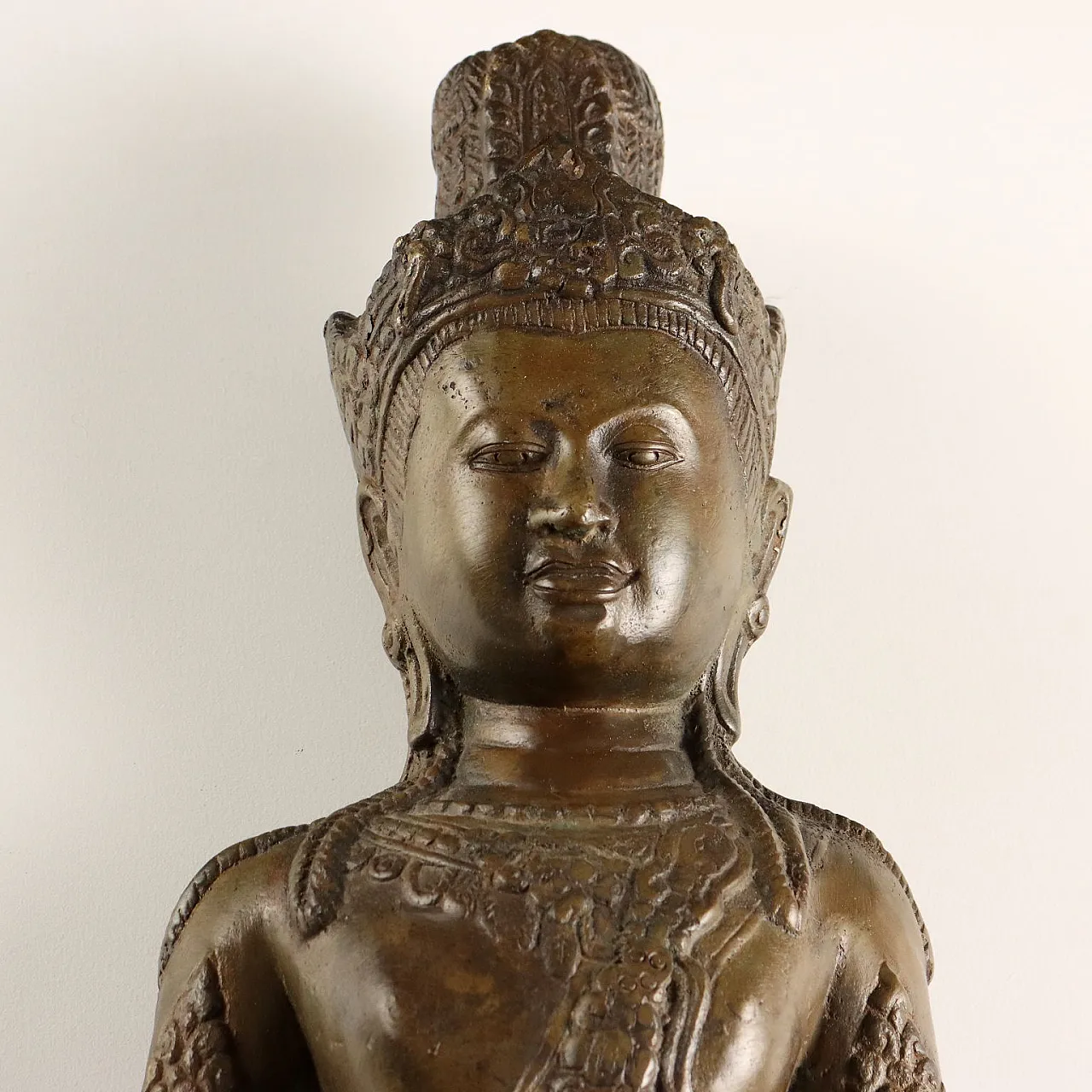 Bodhisattva bronze sculpture, 20th century 3