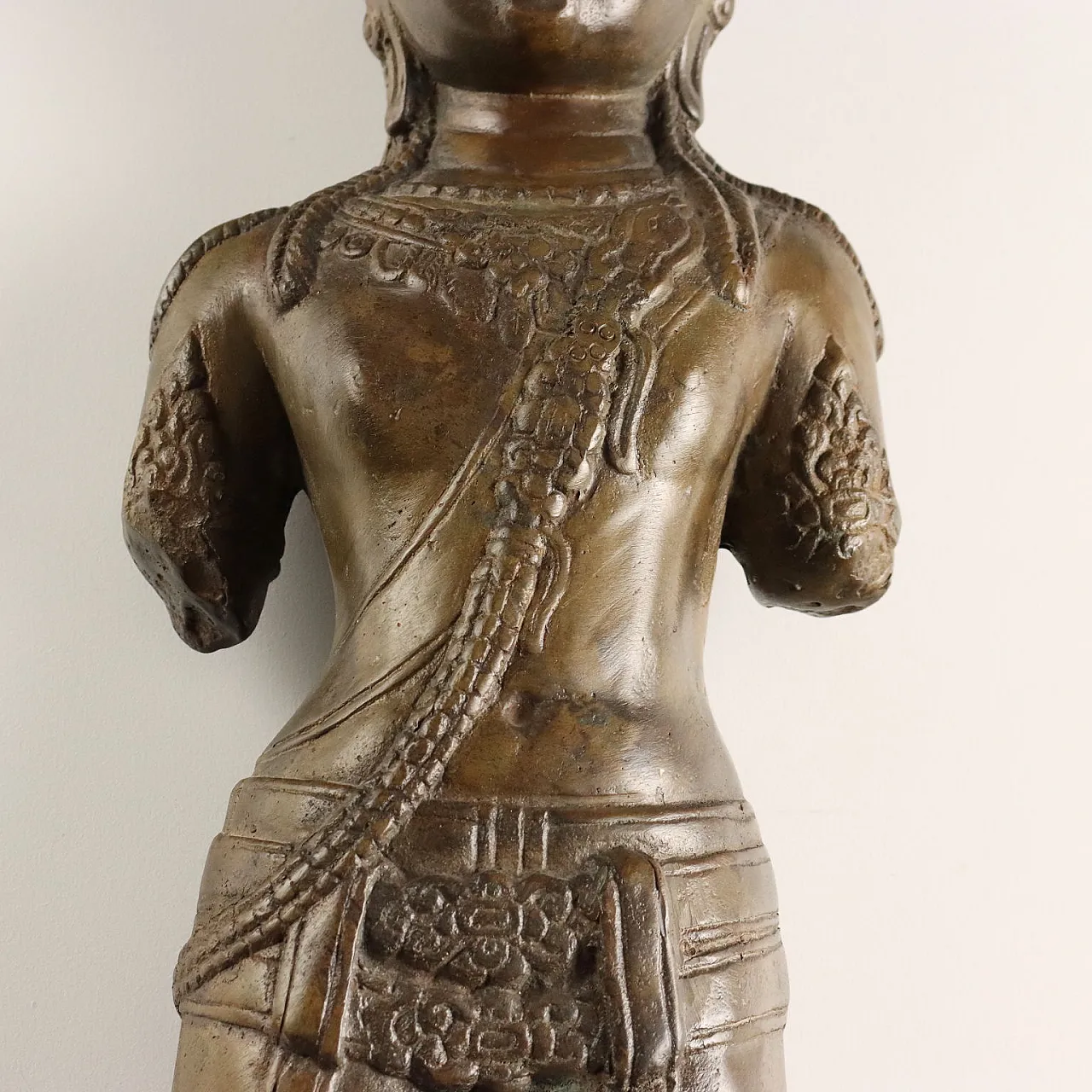 Bodhisattva bronze sculpture, 20th century 4