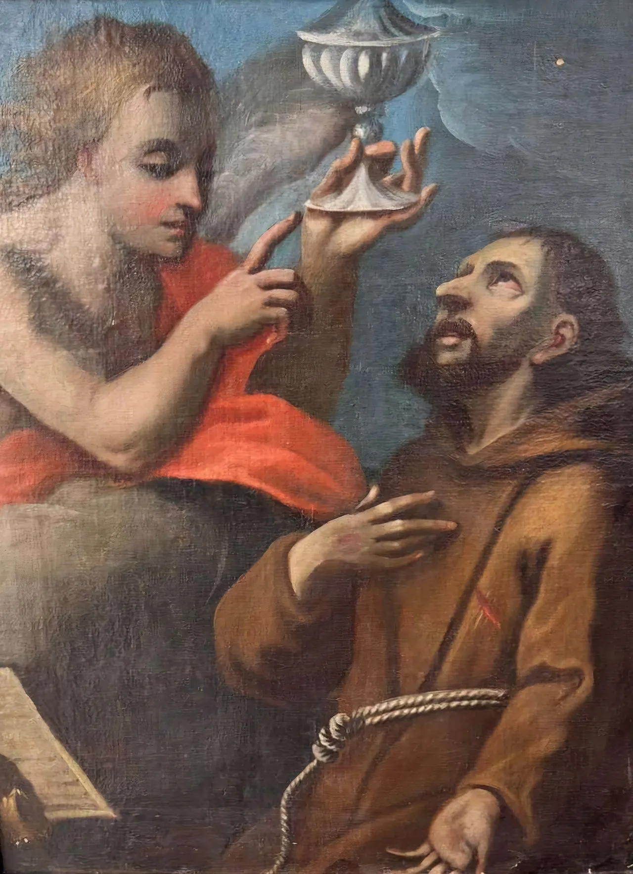 Vision of Saint Paschal Baylon - Venetian School, 17th Century 4