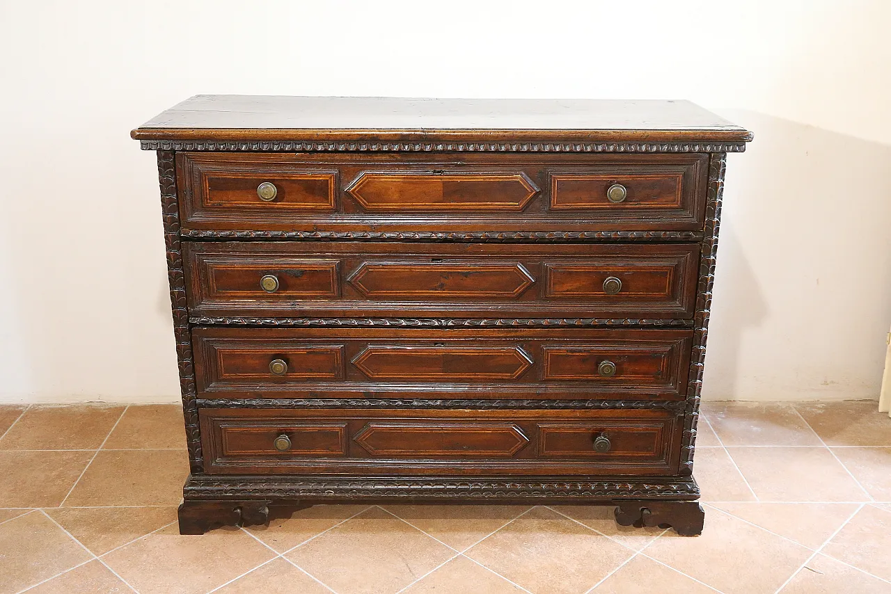 Canterano lombardo olmo Bottega Caniana Bergamo, '600 1
