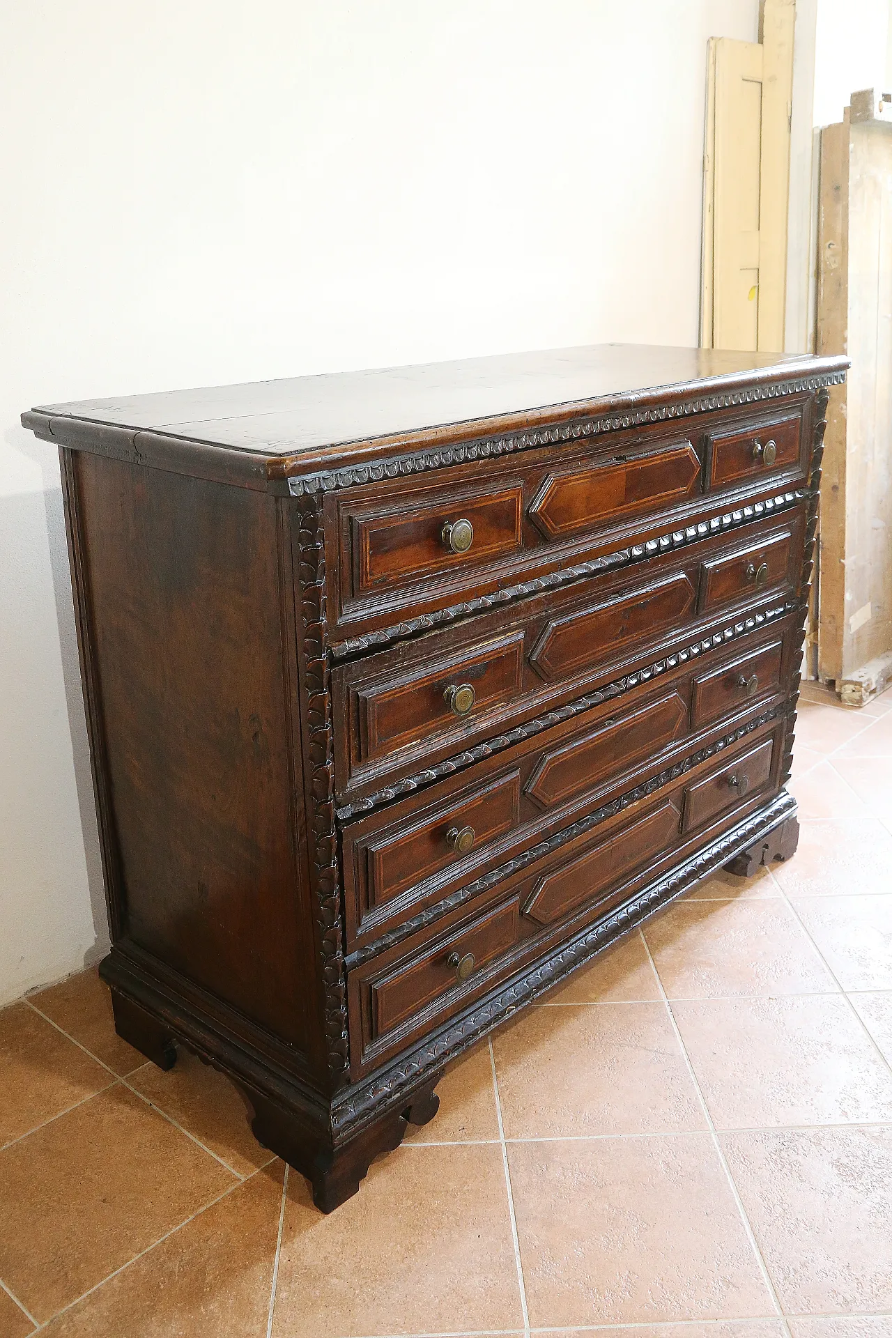 Canterano lombardo olmo Bottega Caniana Bergamo, '600 12
