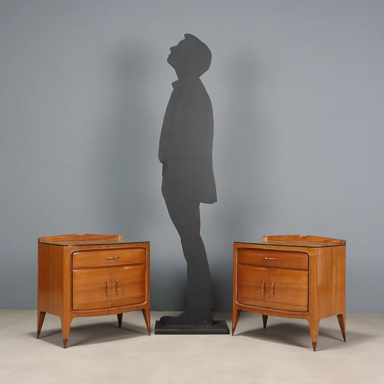 Pair of bedside tables, 1950s 3