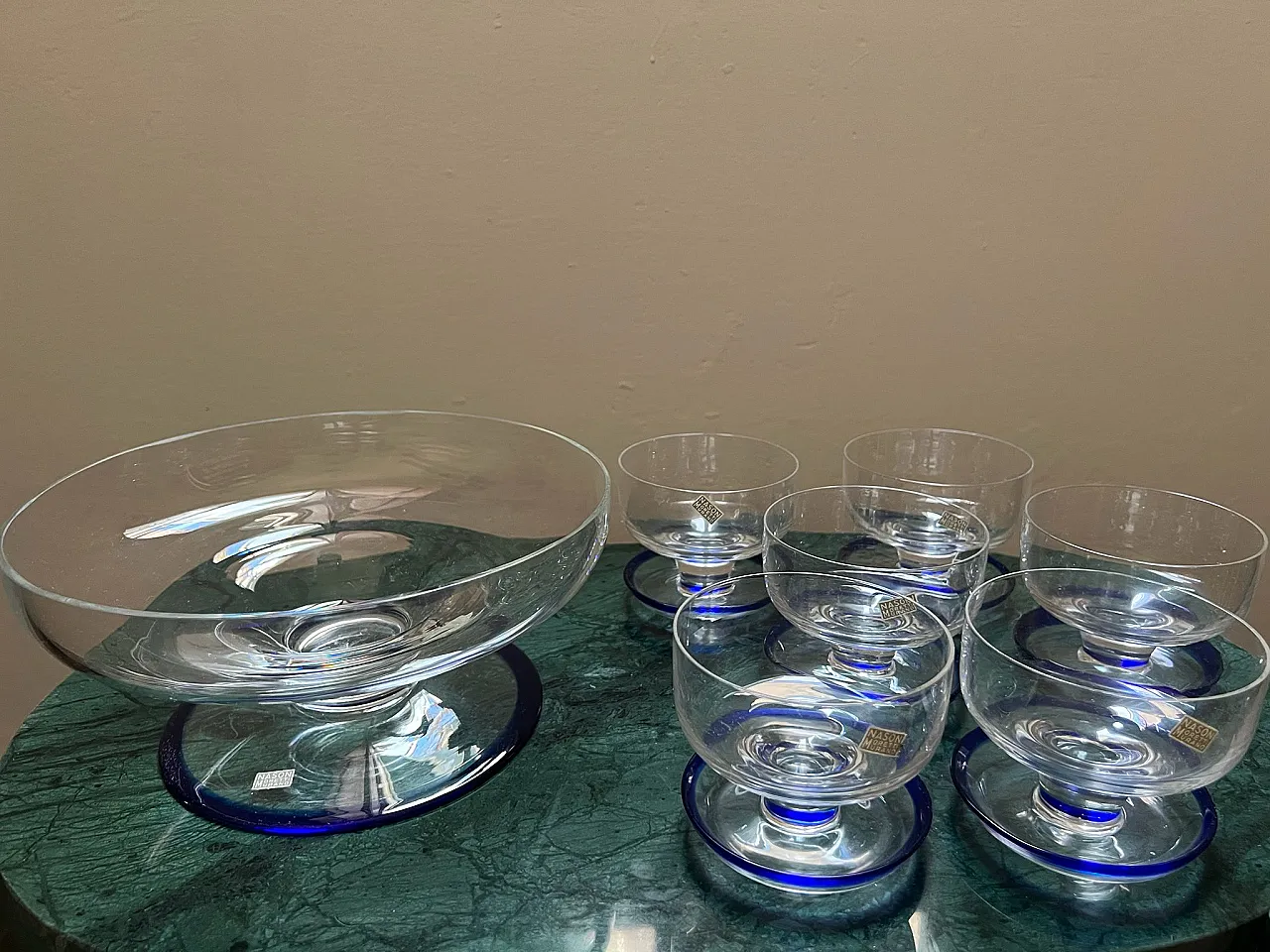 Set macedonia Murano di Nason Moretti, anni '70 1