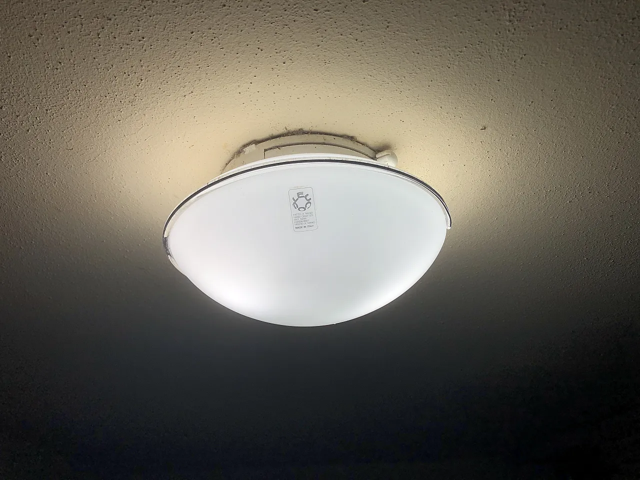 Lampadario in vetro di Murano, anni '70 1
