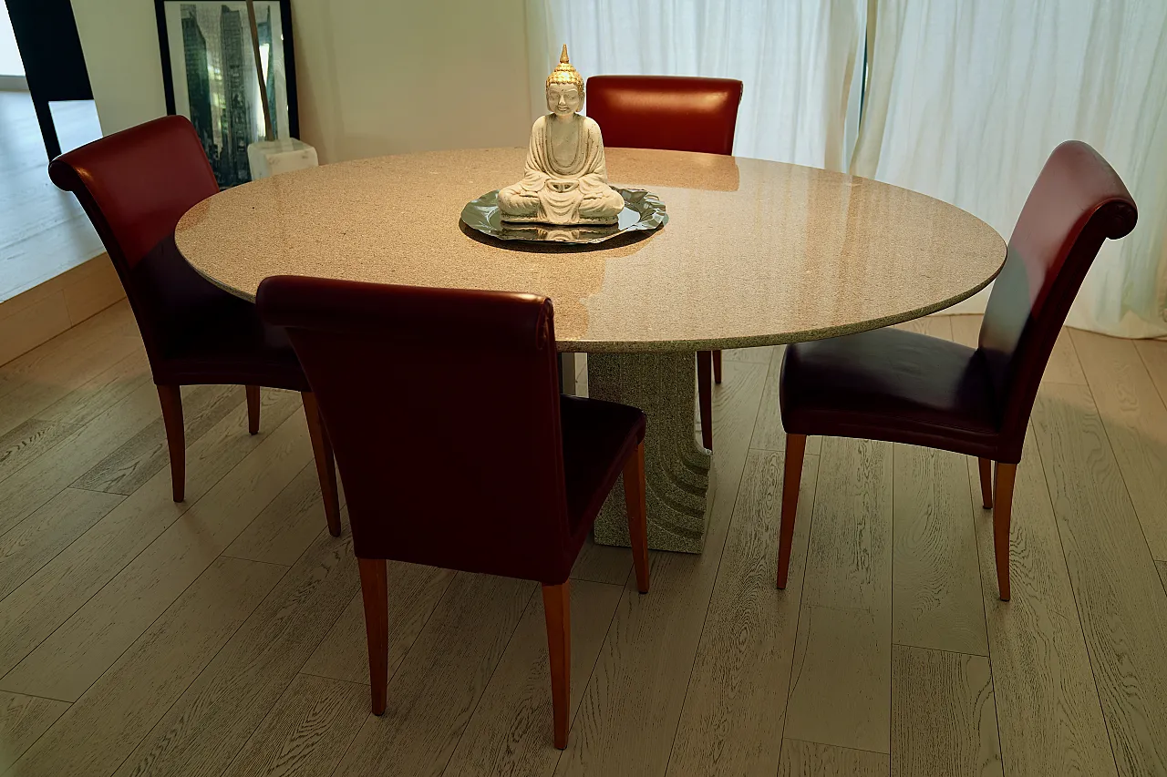 4 Vittoria Model Chairs by Poltrona Frau, 2000s 3