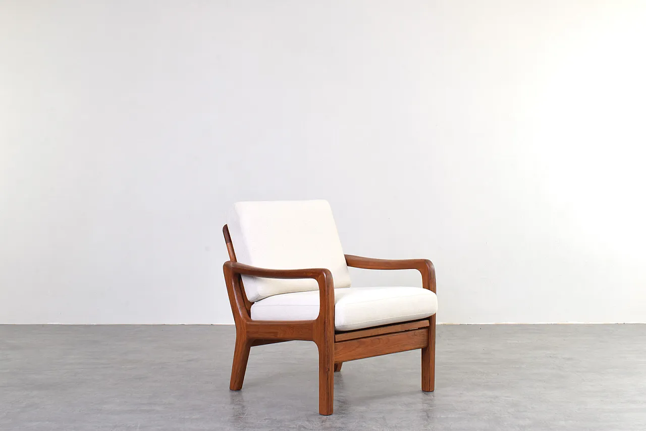 Poltrona Mid-Century di Juul Kristensen, Danimarca, anni '60. 1