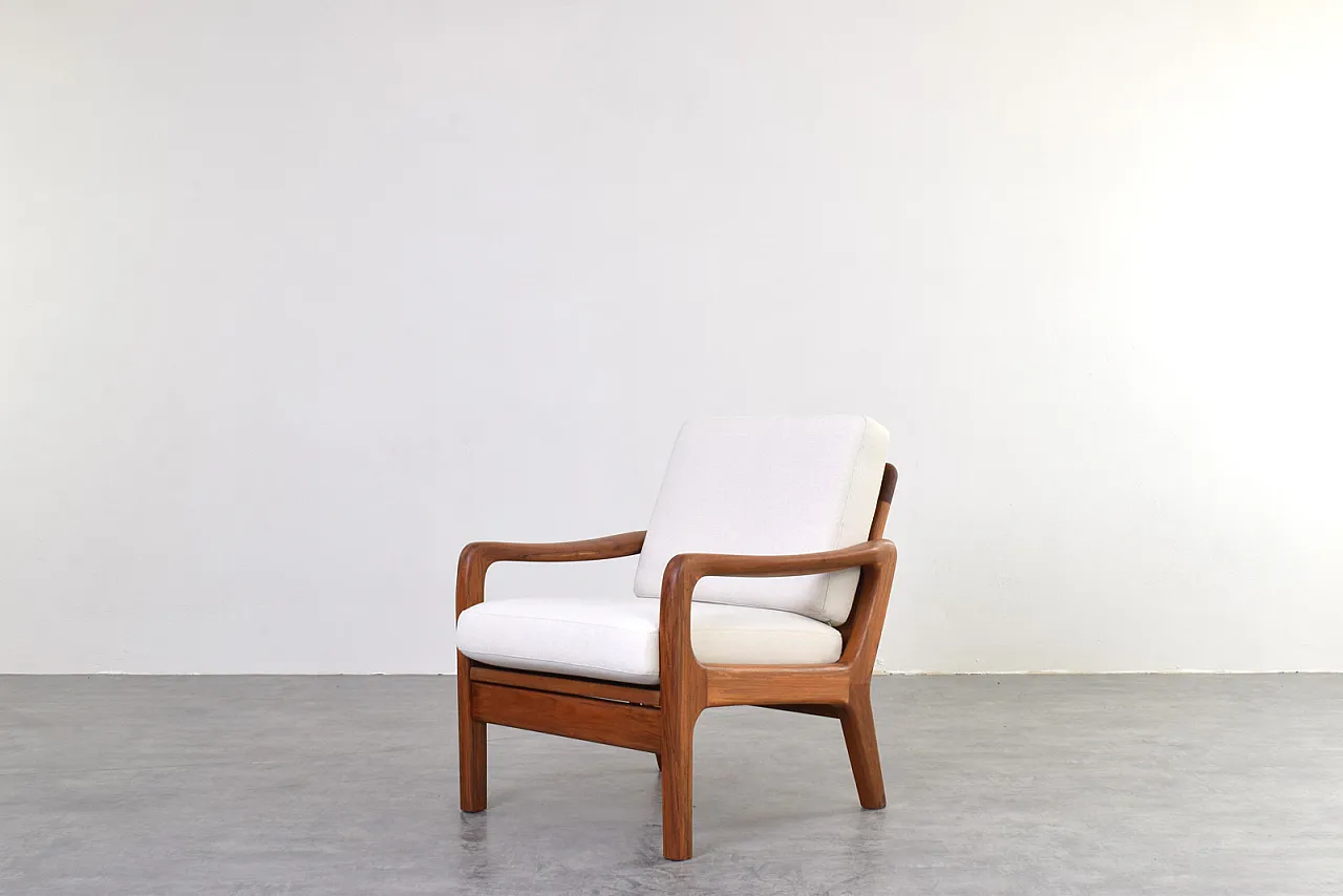 Poltrona Mid-Century di Juul Kristensen, Danimarca, anni '60. 2