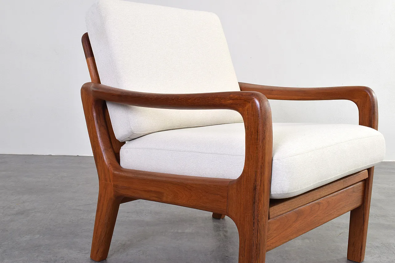 Poltrona Mid-Century di Juul Kristensen, Danimarca, anni '60. 8