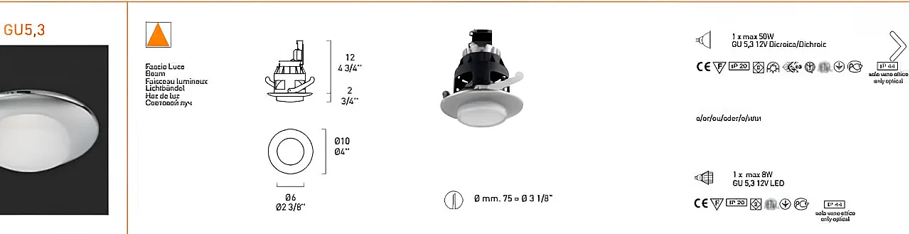 ITre gold recessed spotlights 7