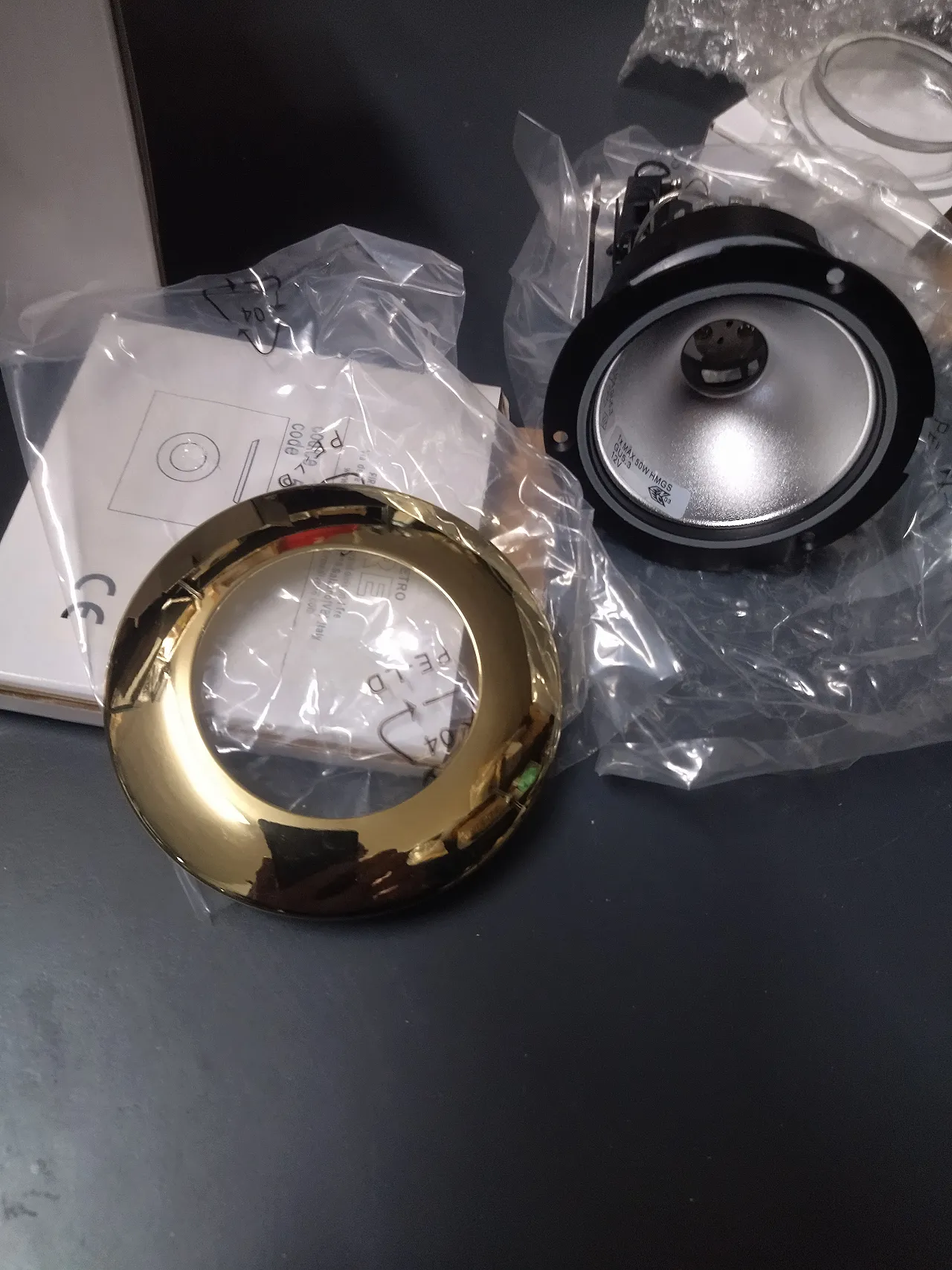 ITre gold recessed spotlights 12
