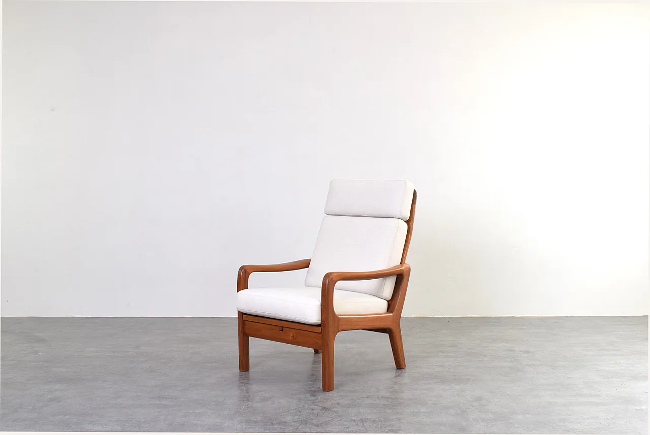 Coppia poltrone Mid-Century in teak di Juul Kristensen, anni '60 7