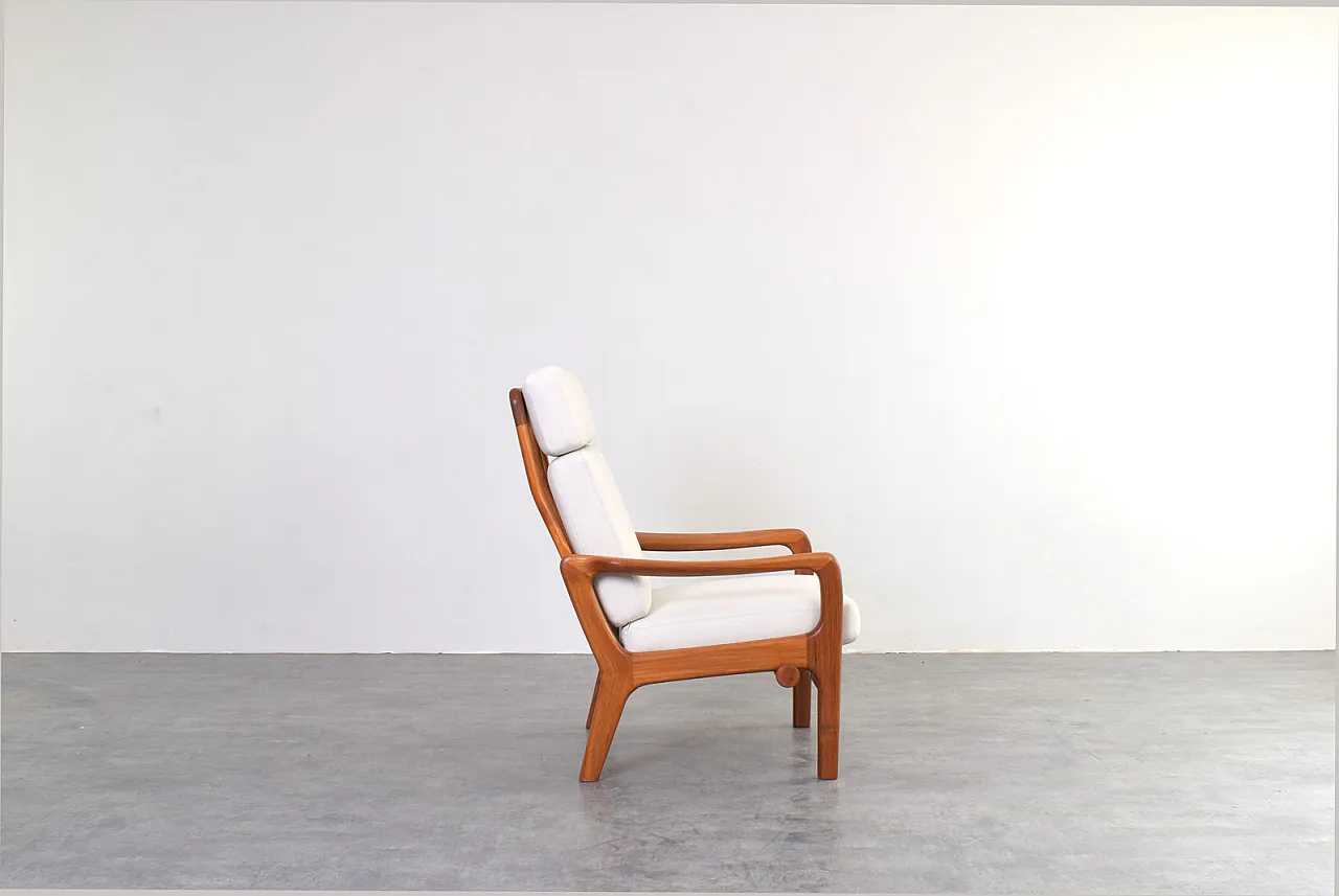 Coppia poltrone Mid-Century in teak di Juul Kristensen, anni '60 8