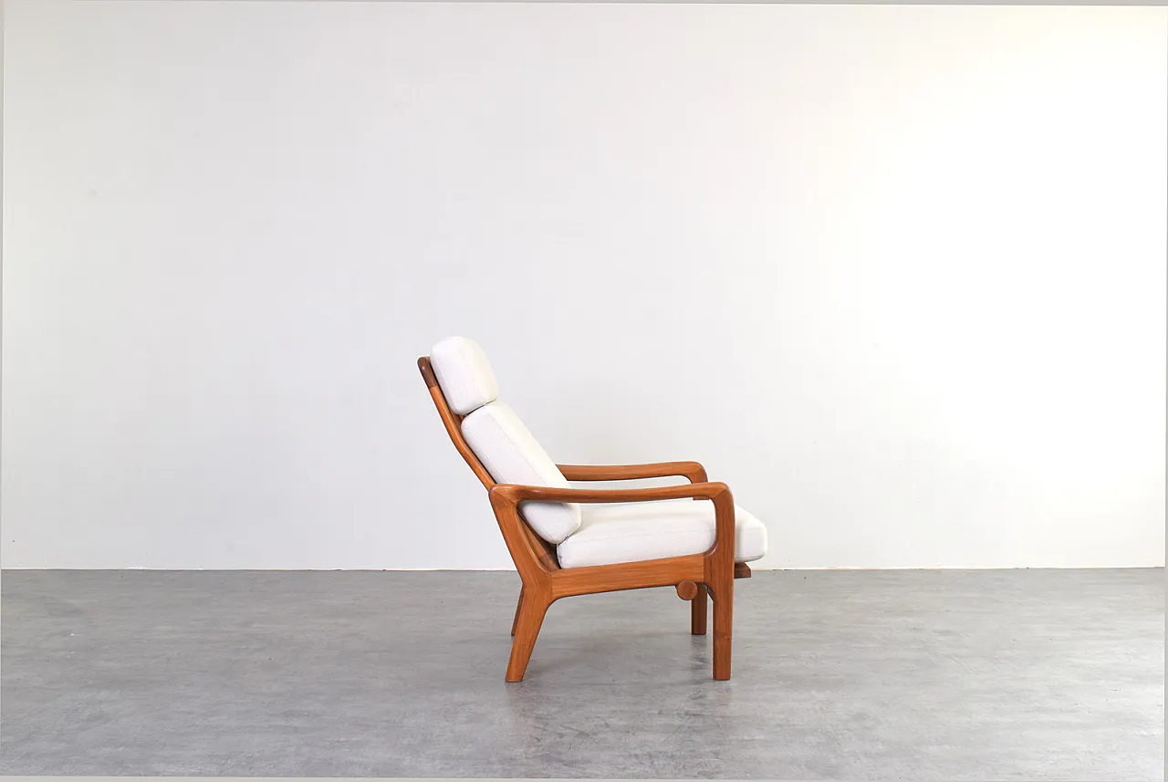 Coppia poltrone Mid-Century in teak di Juul Kristensen, anni '60 9