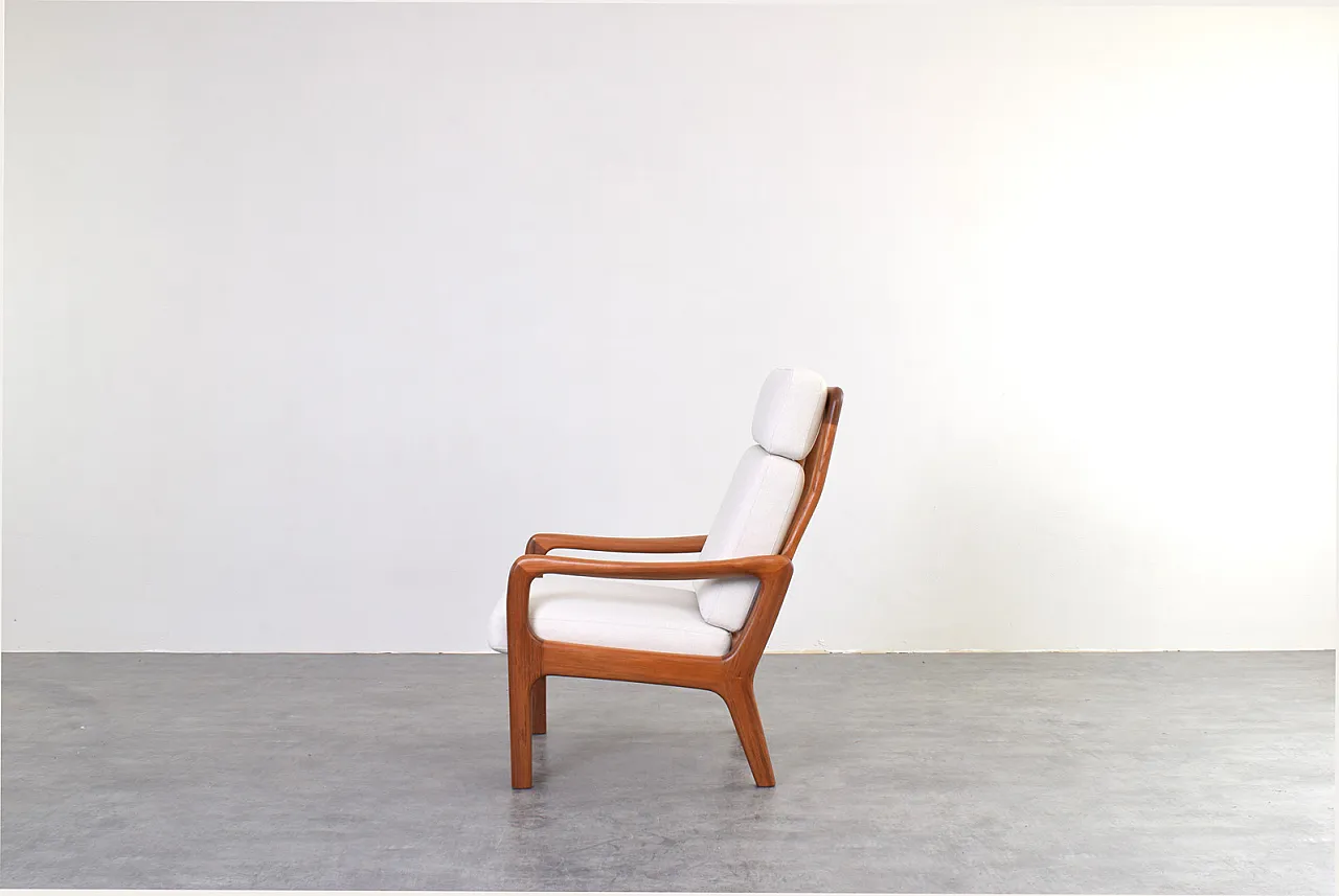 Coppia poltrone Mid-Century in teak di Juul Kristensen, anni '60 10