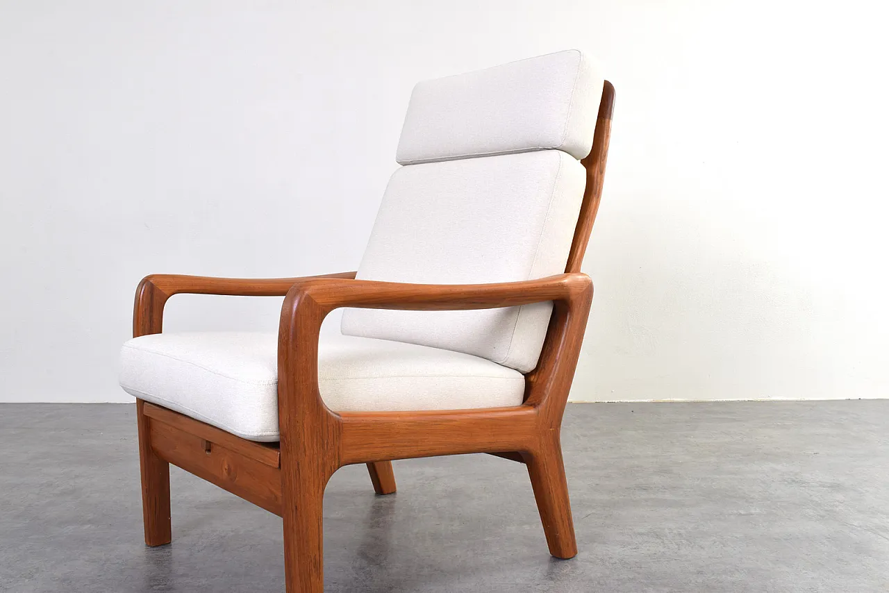 Coppia poltrone Mid-Century in teak di Juul Kristensen, anni '60 13