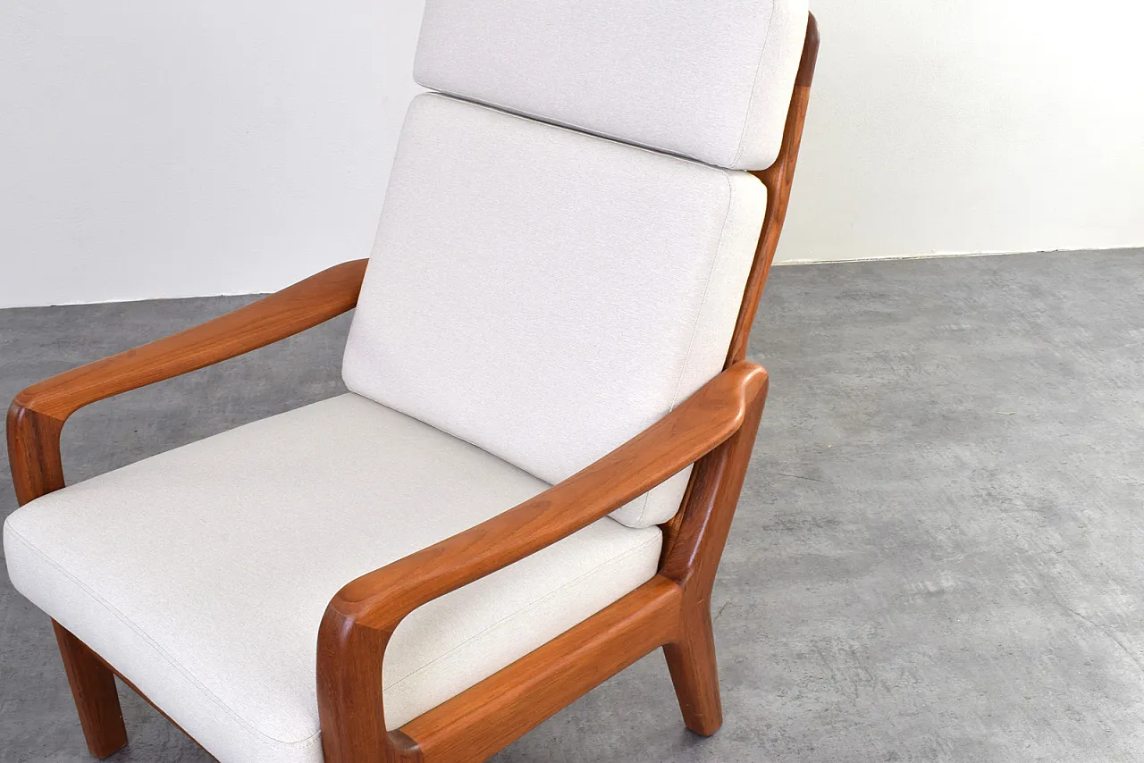 Coppia poltrone Mid-Century in teak di Juul Kristensen, anni '60 16