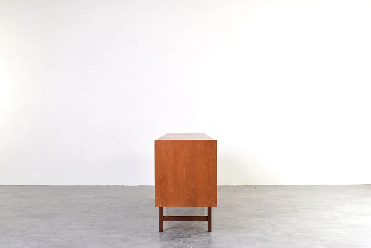 Credenza Hi-Fi Mid-Century in teak Ulvö di Erik Wørts per Ikea, anni '60. 6