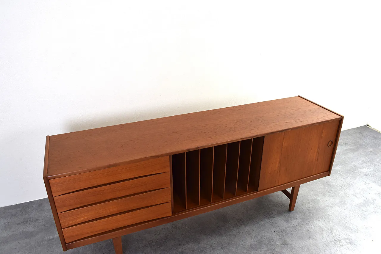 Credenza Hi-Fi Mid-Century in teak Ulvö di Erik Wørts per Ikea, anni '60. 15