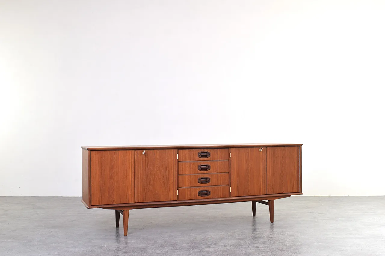 Credenza Mid-Century in teak, Danimarca, anni '60. 3