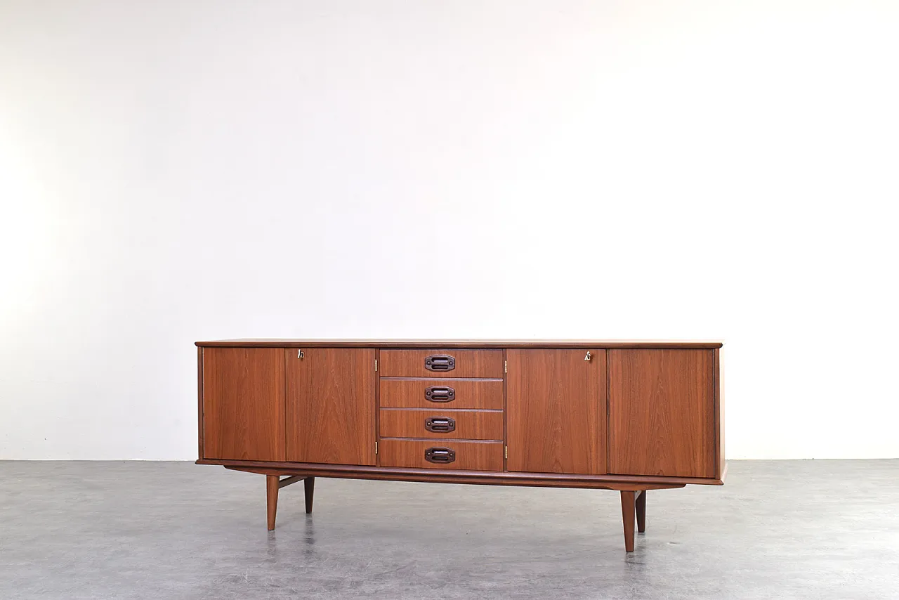 Credenza Mid-Century in teak, Danimarca, anni '60. 4