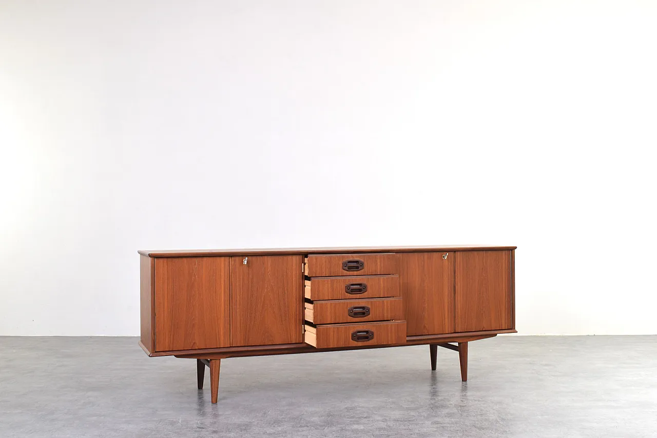 Credenza Mid-Century in teak, Danimarca, anni '60. 5