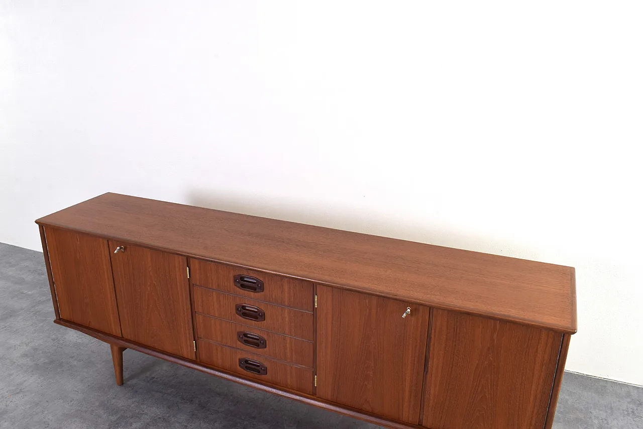 Credenza Mid-Century in teak, Danimarca, anni '60. 13