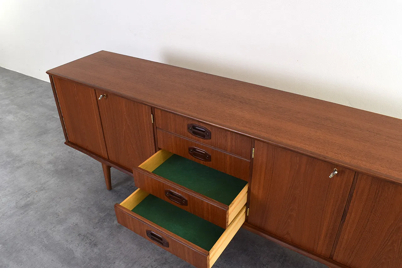 Credenza Mid-Century in teak, Danimarca, anni '60. 15