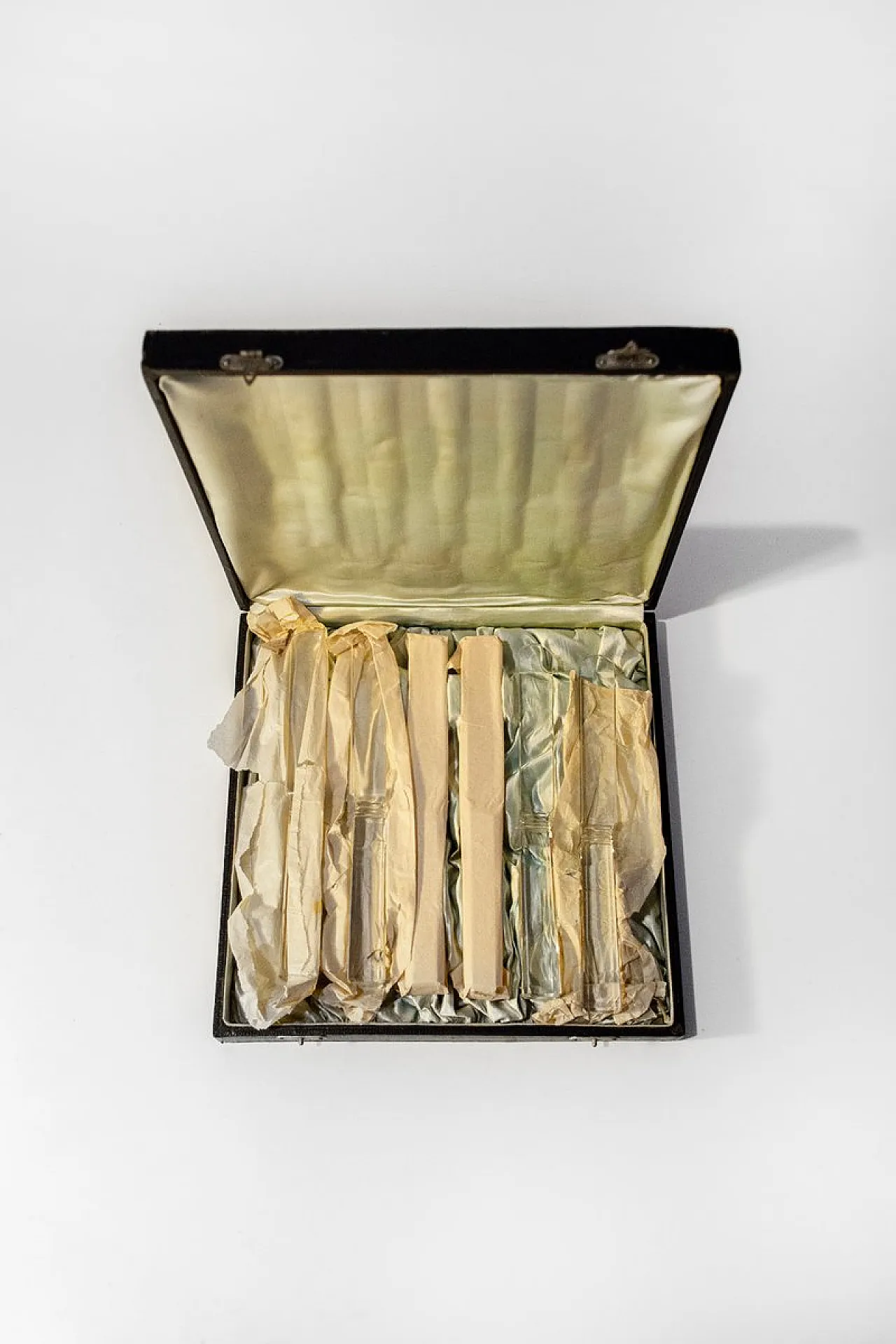 6 Glass butter knives, 1950s 5