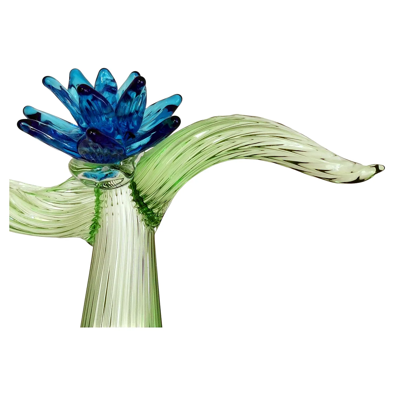 Succulent plant glass by Marzotto Marta for Formia Venice, 1990s 3