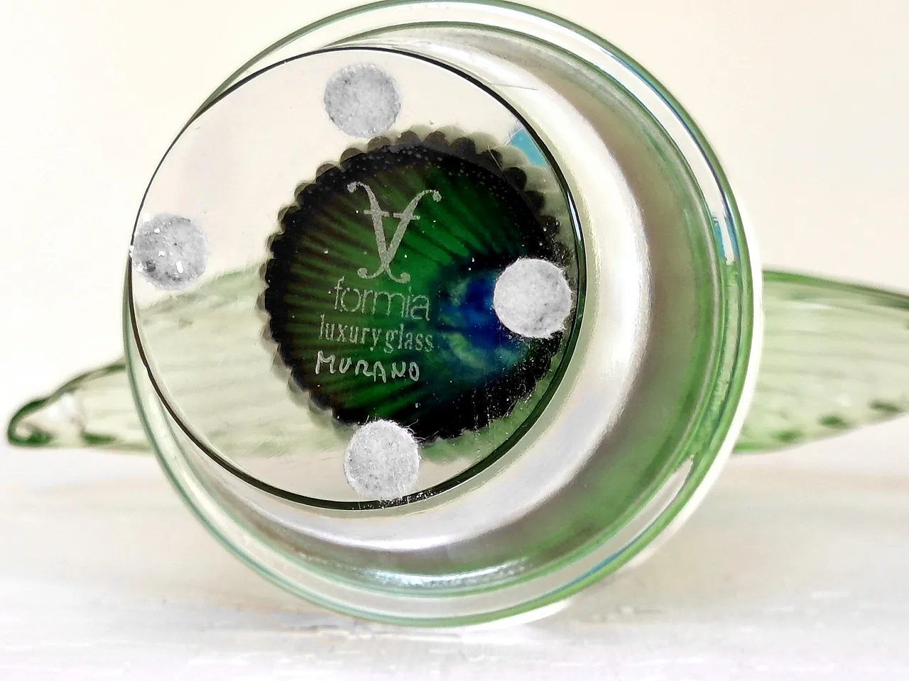 Succulent plant glass by Marzotto Marta for Formia Venice, 1990s 7