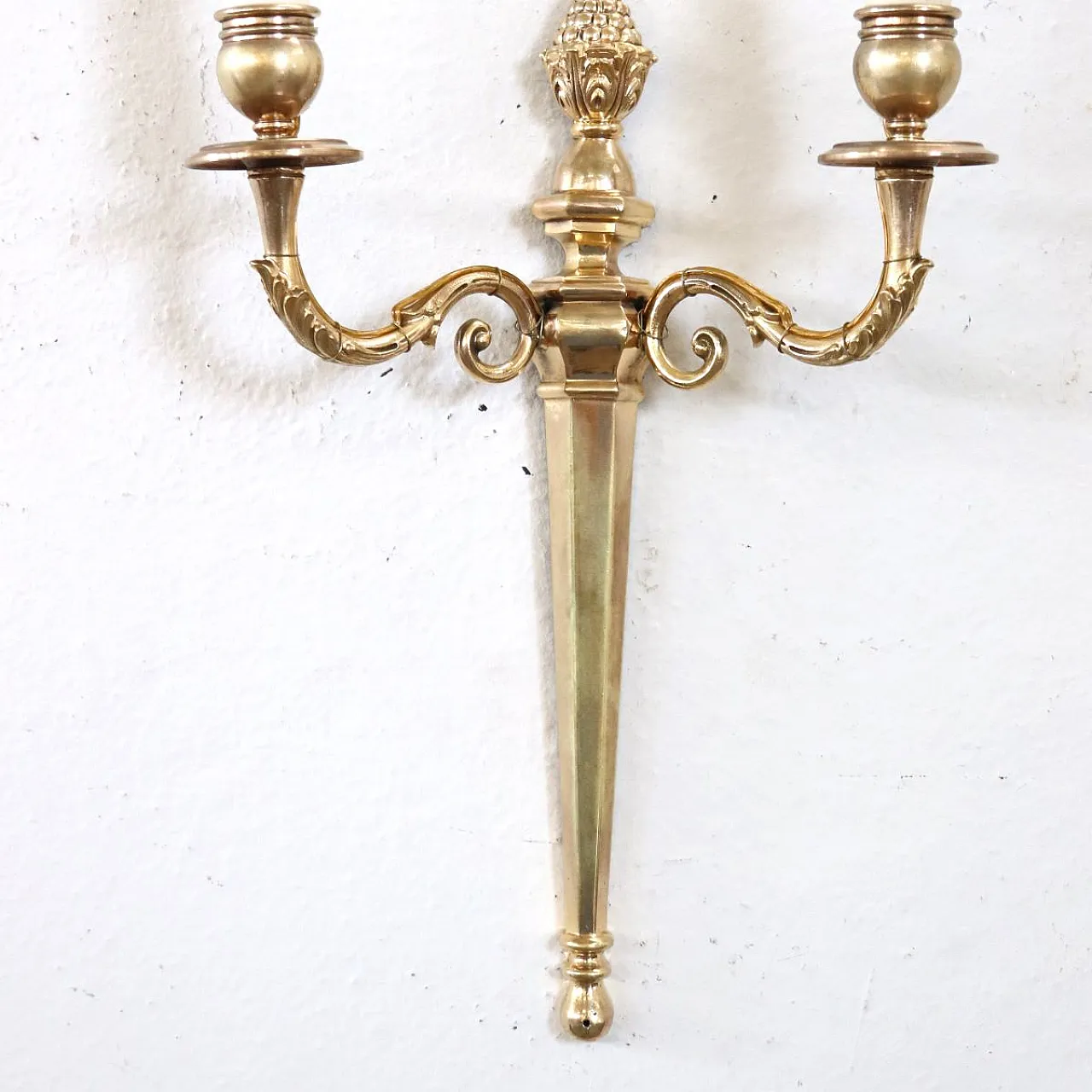 3 gilded brass appliques, 19th century 3