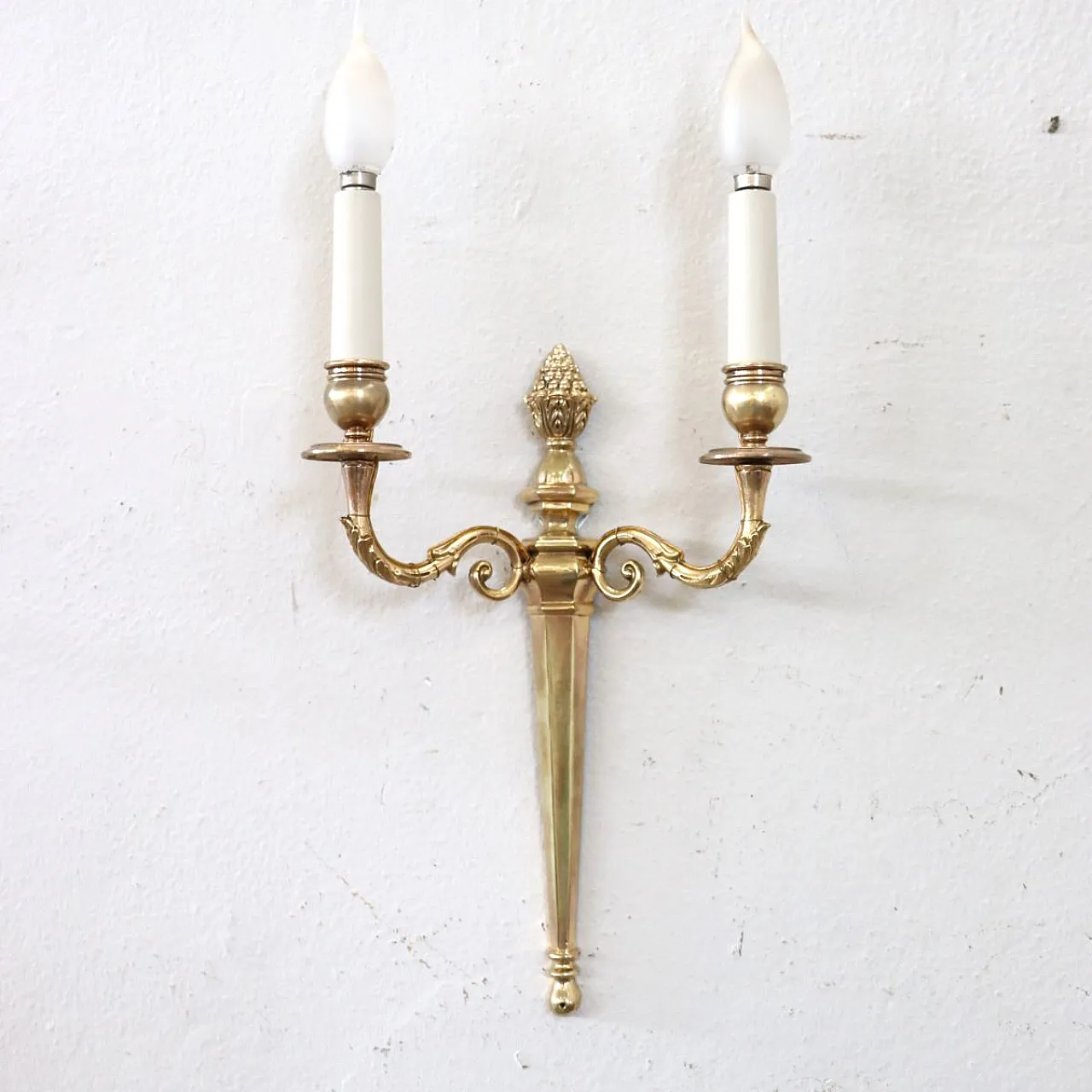 3 gilded brass appliques, 19th century 12