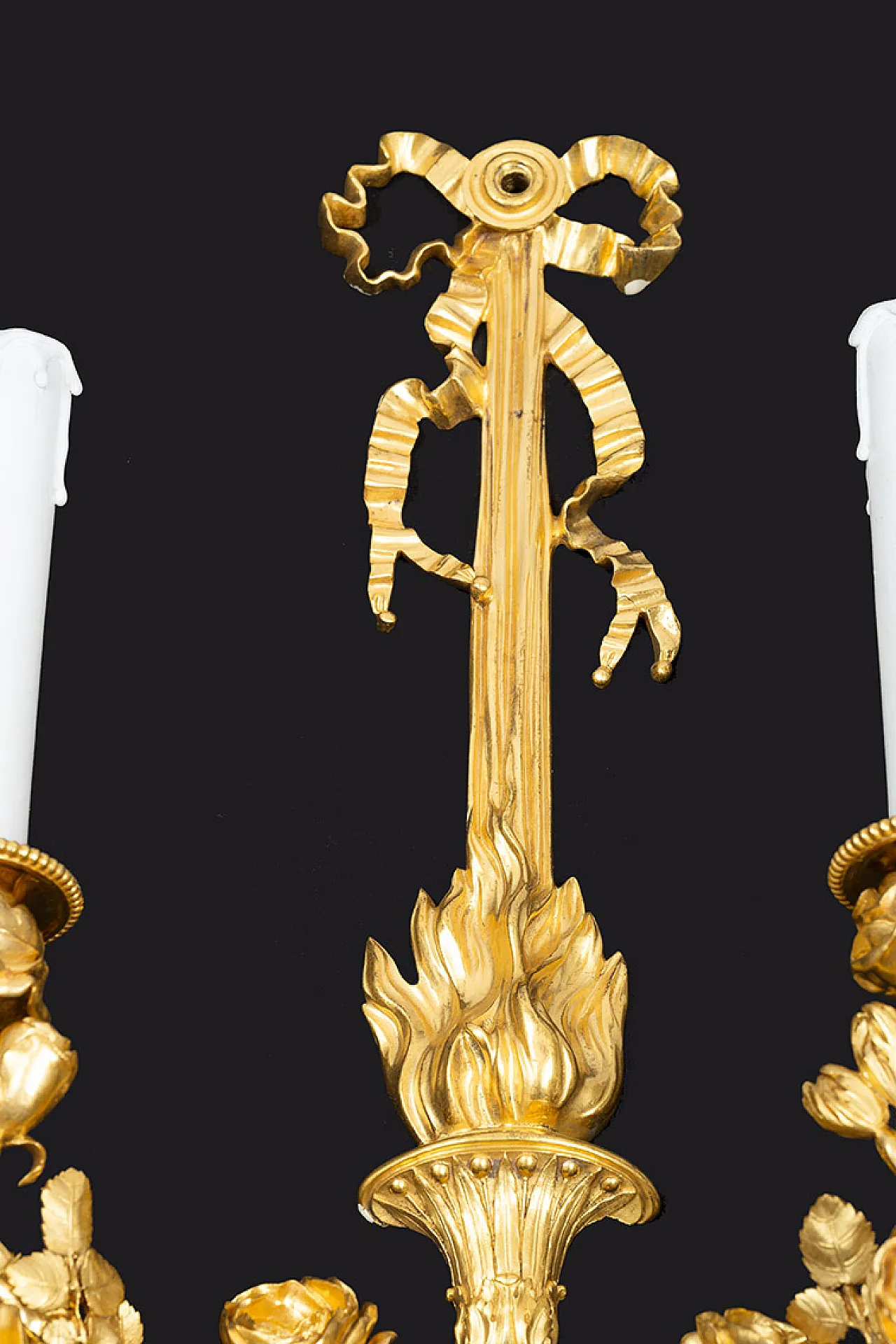Coppia di Appliques Napoleone III in bronzo dorato, '800 3