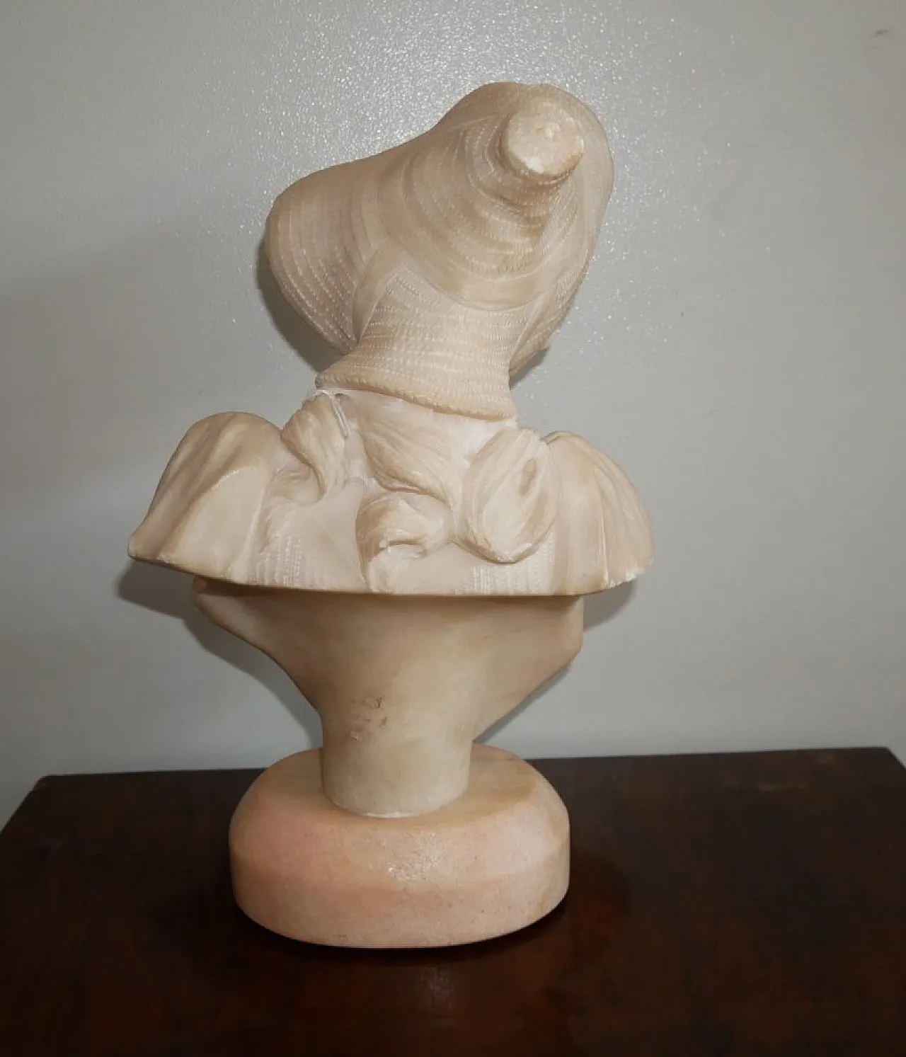 Marbke bust of a peasant girl, early 20th century 5