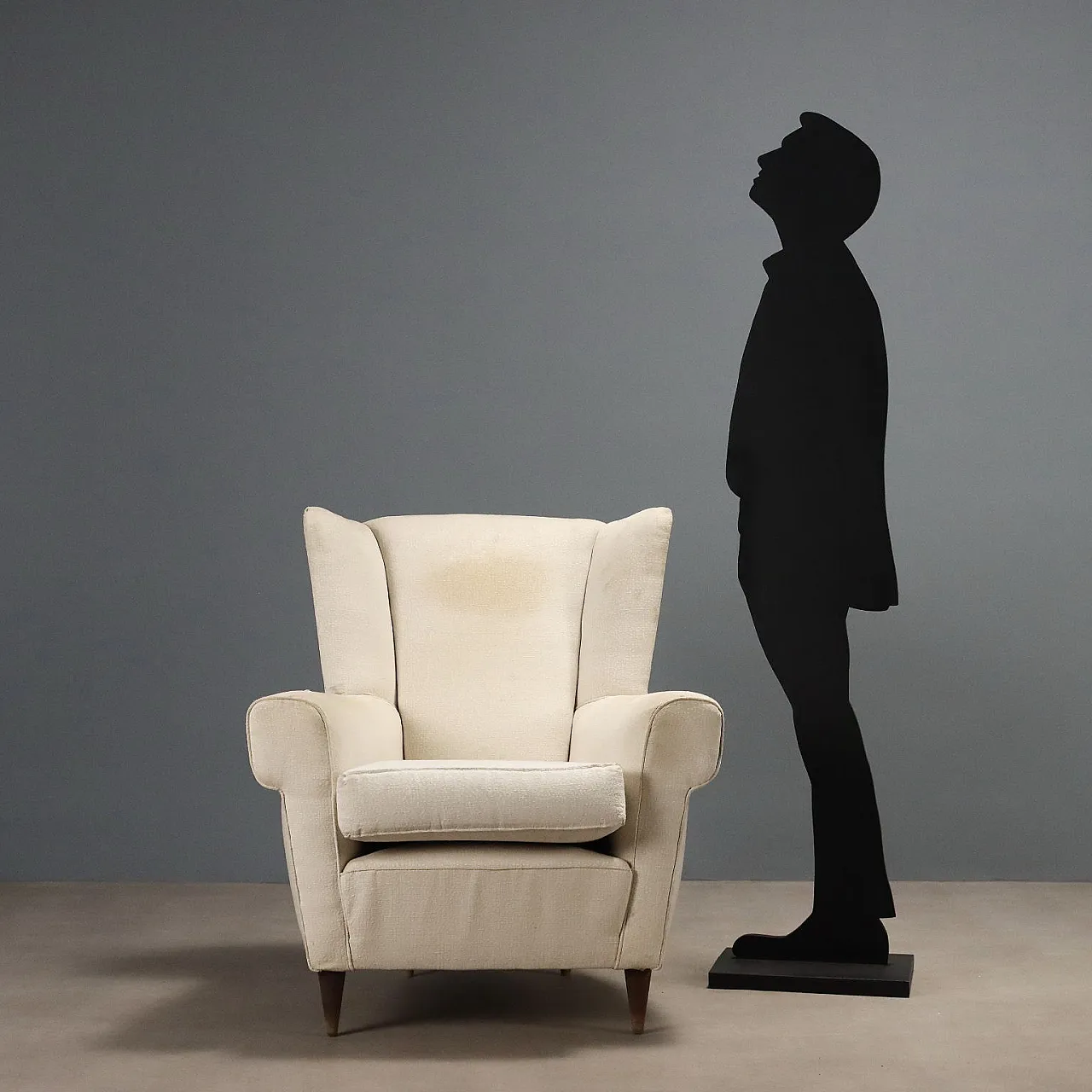 Bergere armchair, 1950s 3