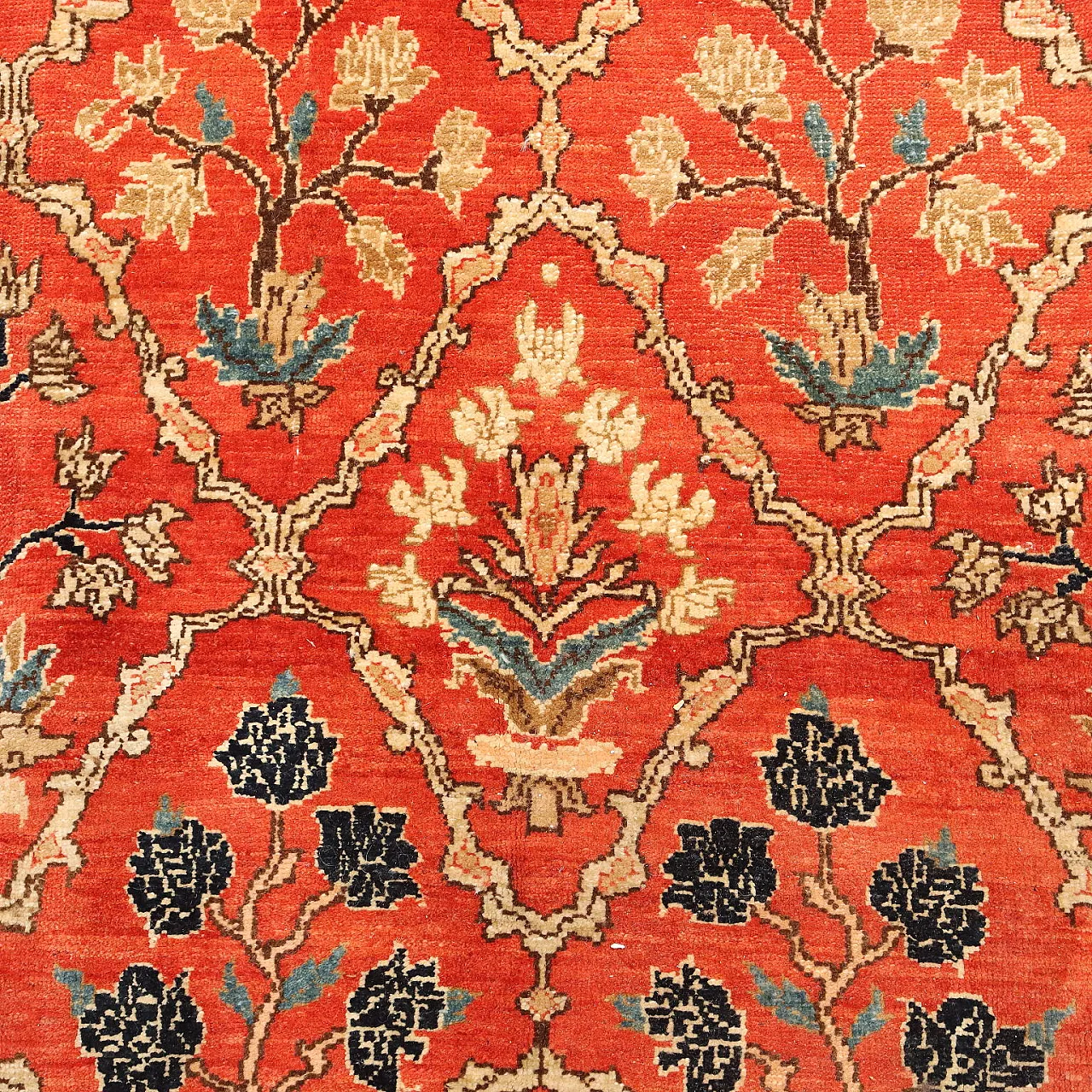 Herat wool rug, fine knot and handcrafted, 20th century 4