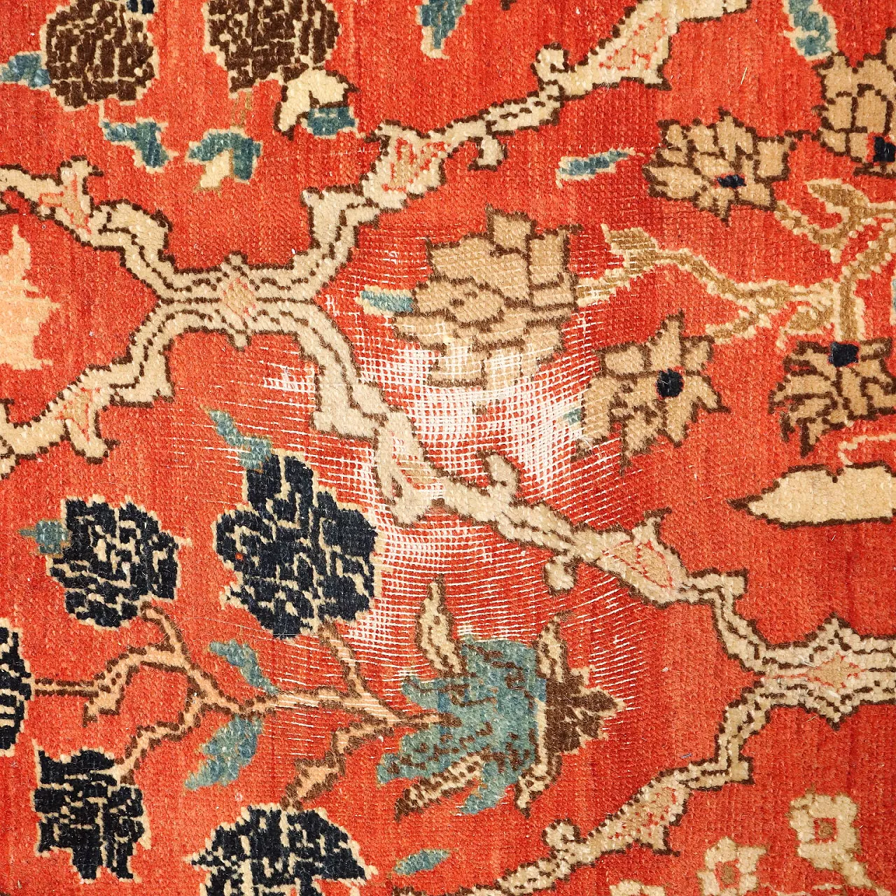 Herat wool rug, fine knot and handcrafted, 20th century 6