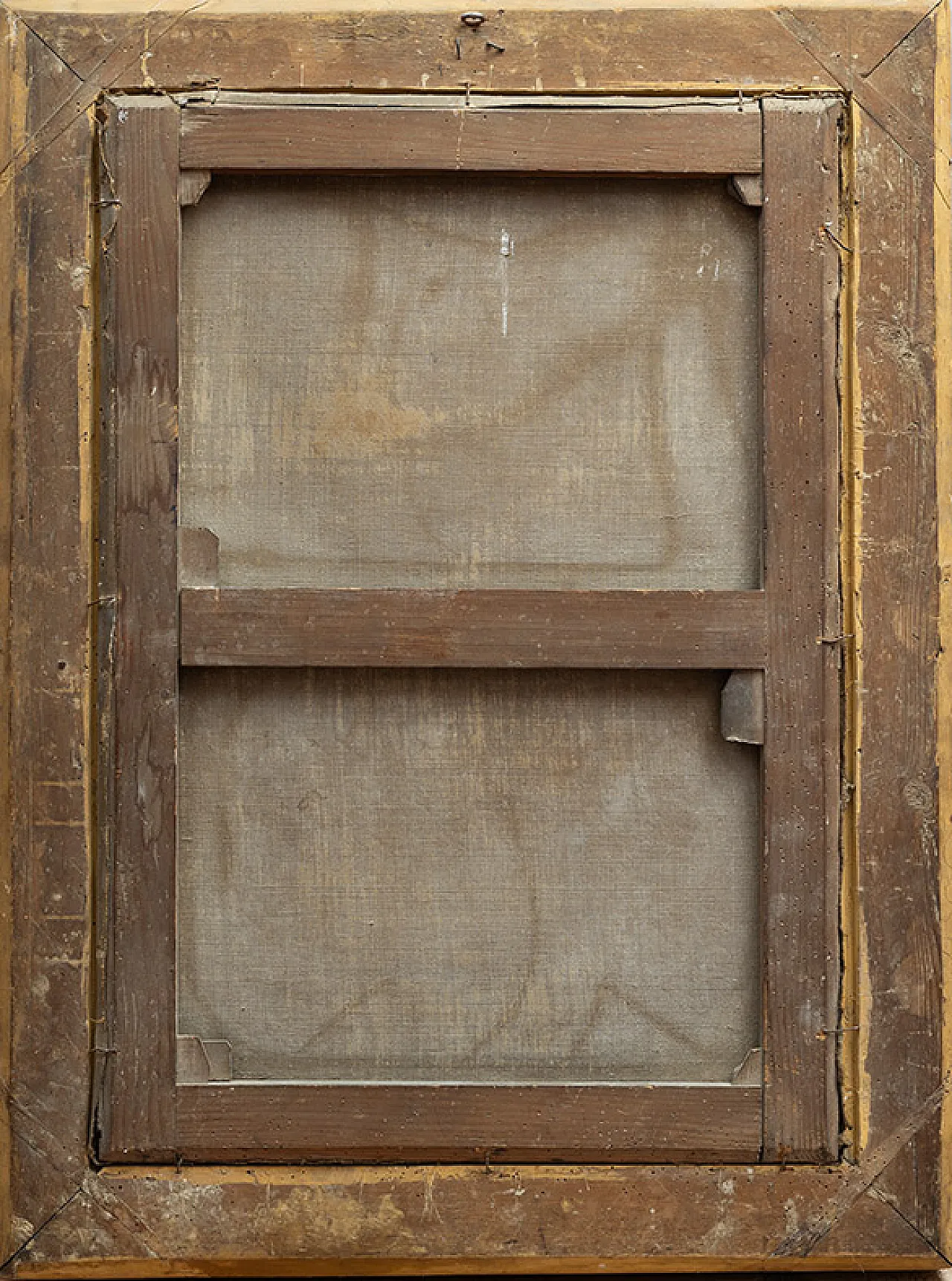 Oil painting on canvas with contemporary frame depicting Ecce Homo 4