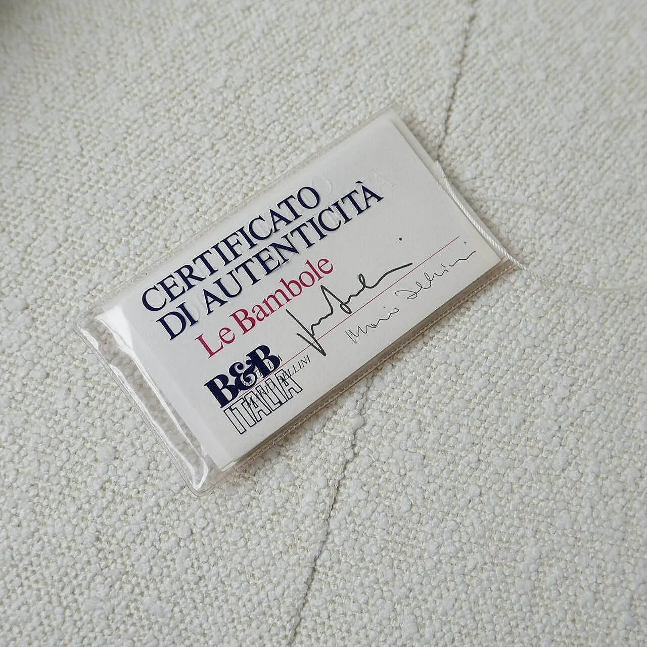Poltrona medievale Le Bambole di B&B Italia, anni '70 7