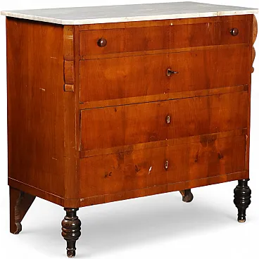 Mahogany chest of drawers, 19th century