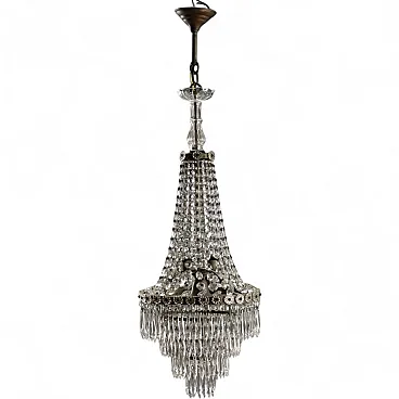 Hot air balloon chandelier, late 19th century