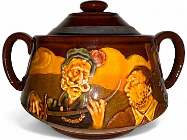 zuccheriera con coperchio in ceramica vintage Royal Doulton England