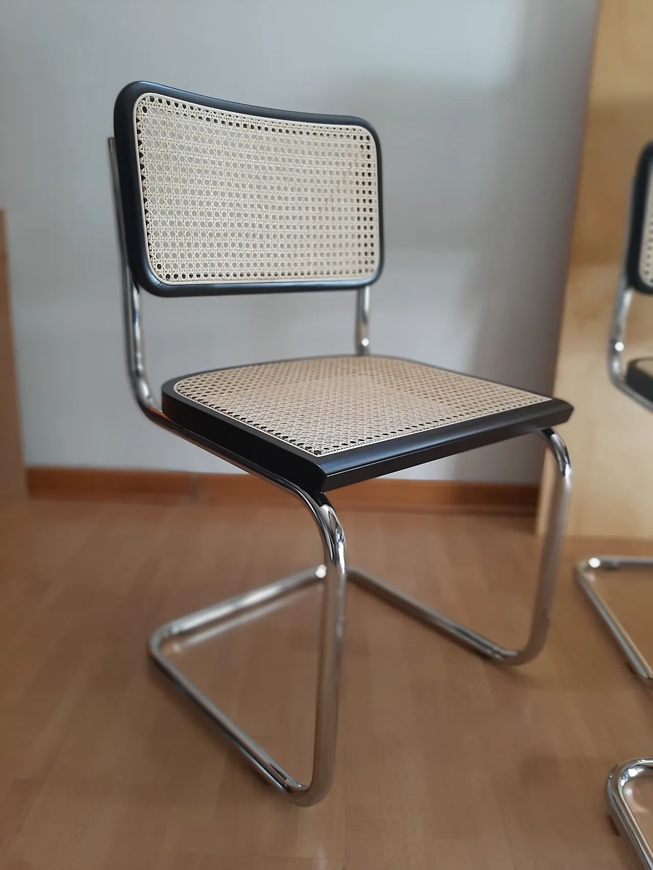 4 Sedie Ceca B32 in legno laccato nero di Mdf Italia, anni 2000 14