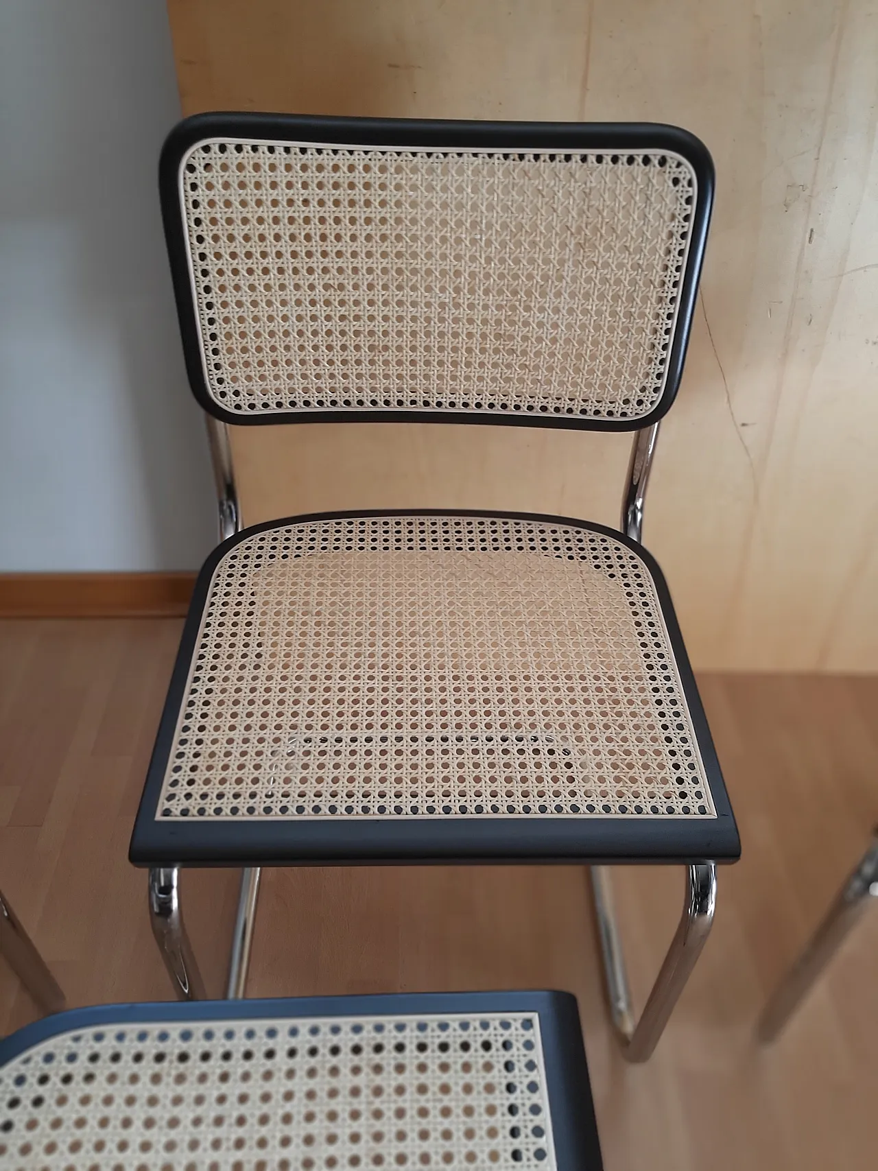 4 Sedie Ceca B32 in legno laccato nero di Mdf Italia, anni 2000 16