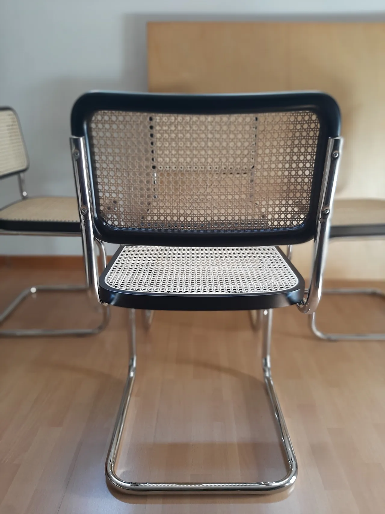 4 Sedie Ceca B32 in legno laccato nero di Mdf Italia, anni 2000 31